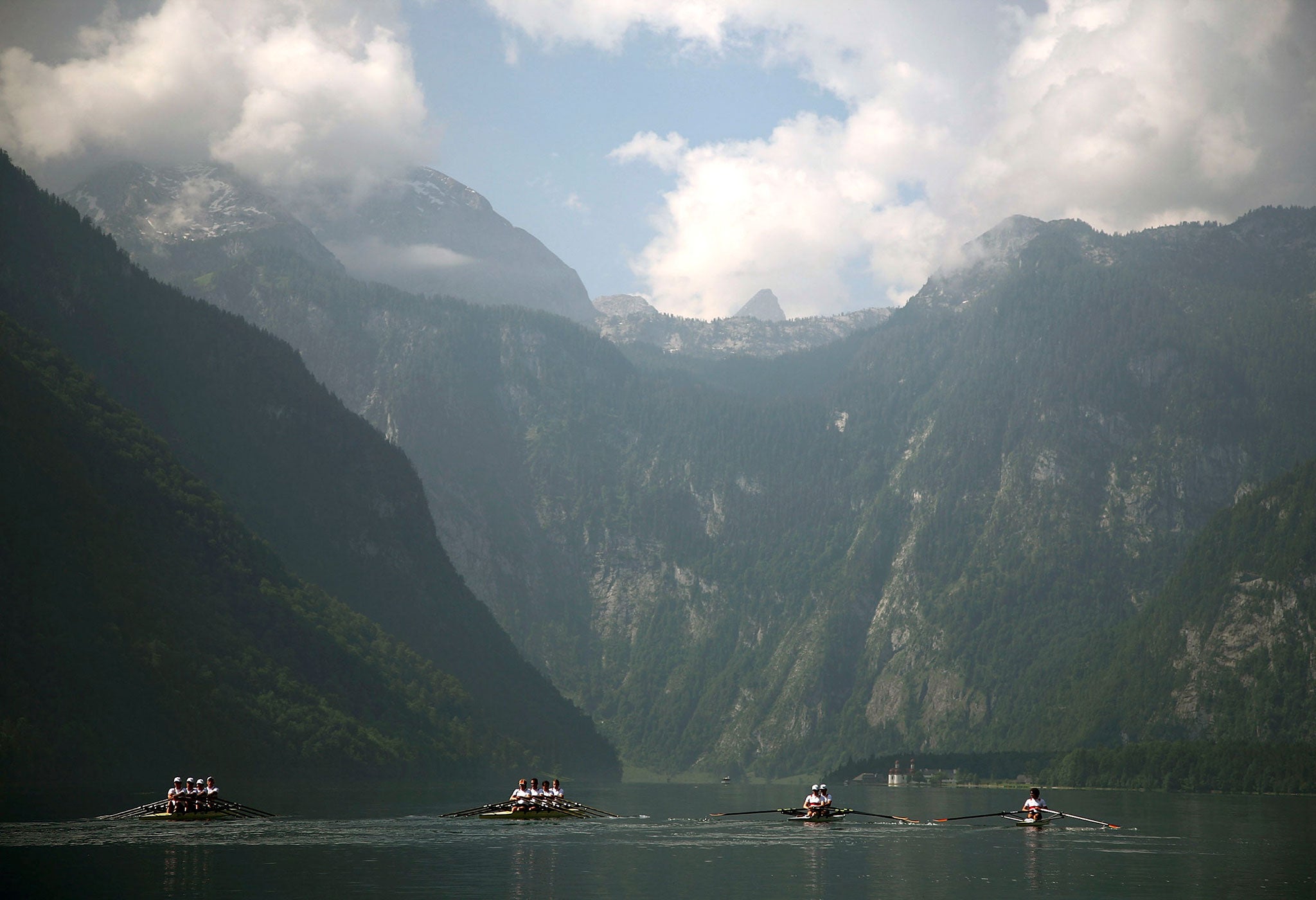 The gold bar was found in the famous Königssee lake