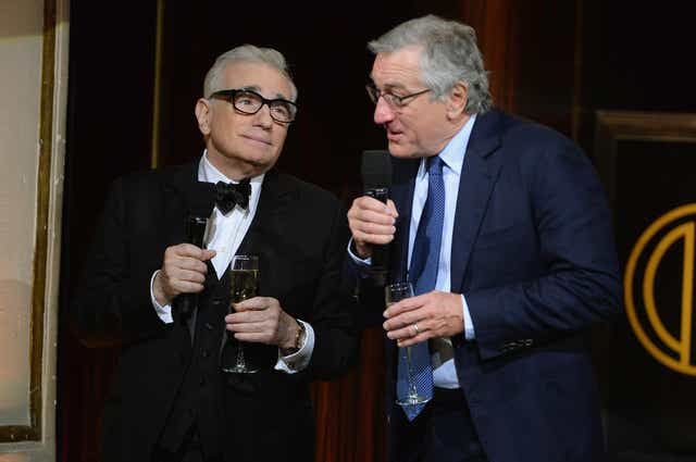 Martin Scorsese with long time collaborator Robert De Niro 
