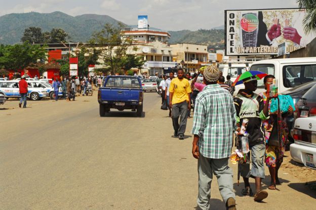 Bujunbura Street in Congo