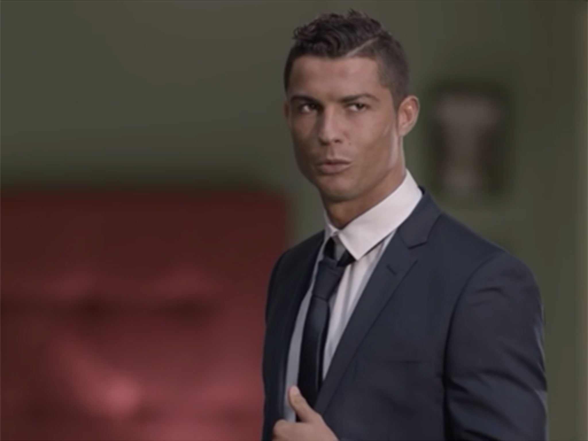 Ronaldo pouts