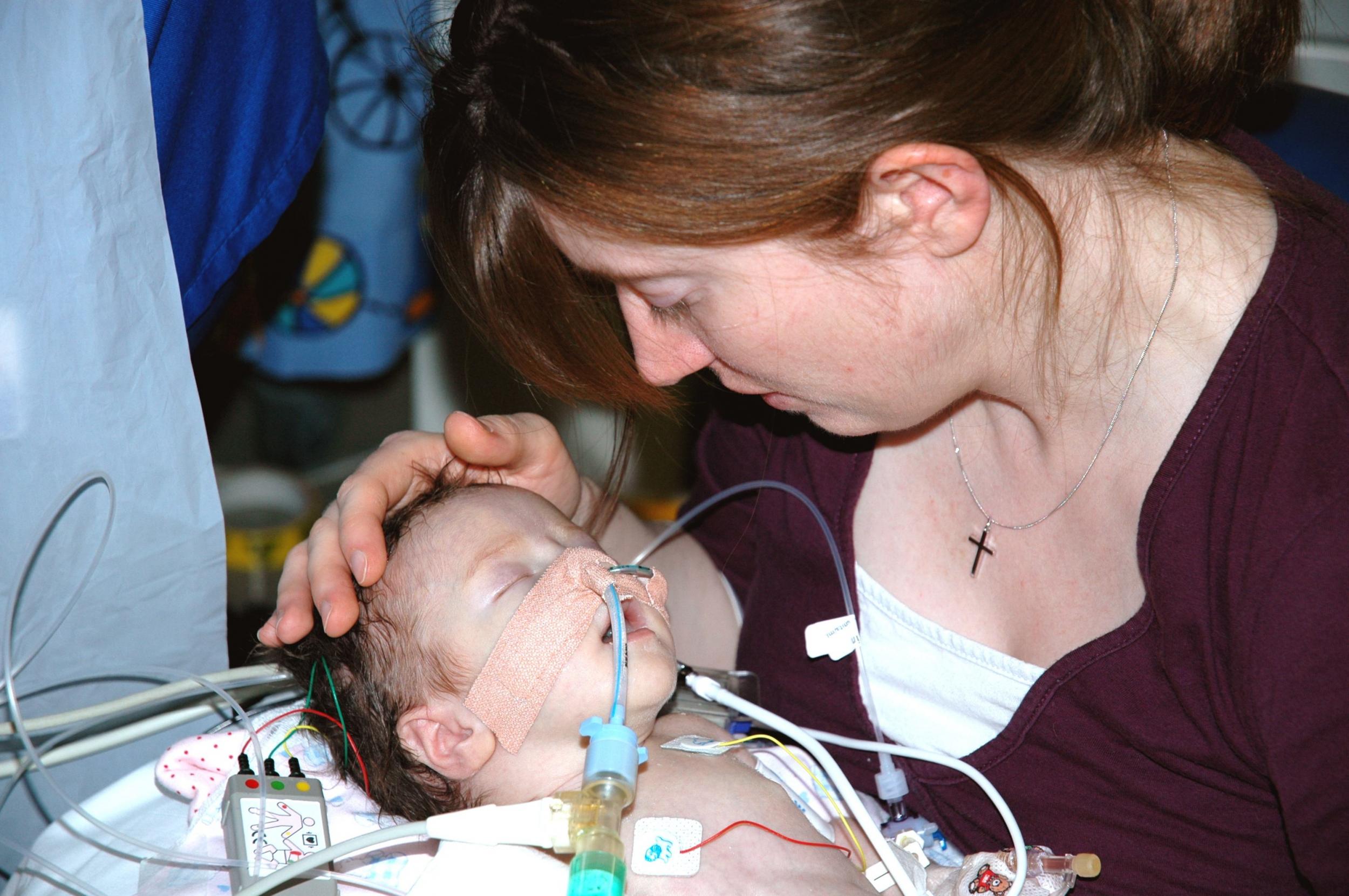 &#13;
Sarah became the youngest surviving heart transplant patient in the UK at the time of her operation&#13;
