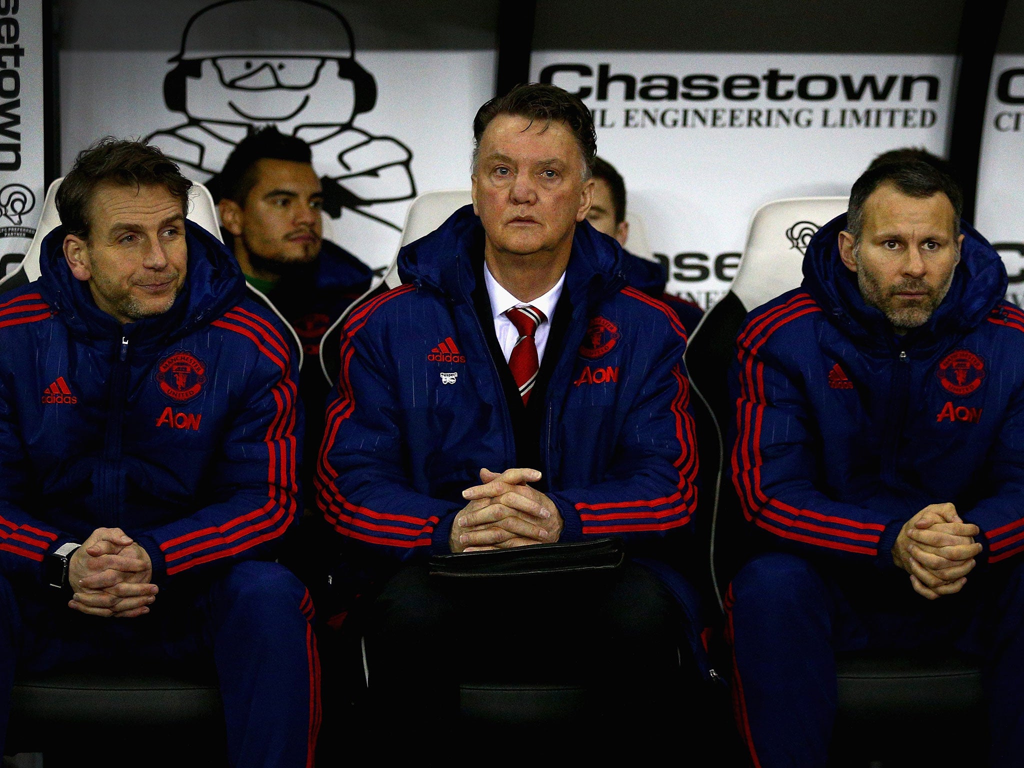 Fans have turned against manager Louis van Gaal for their side’s poor run of results