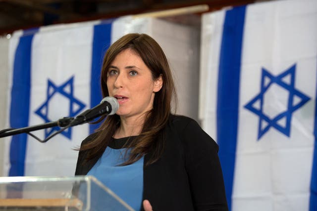 Israeli Deputy Foreign Minister Tzipi Hotovely gives a press conference on 3 November, 2015