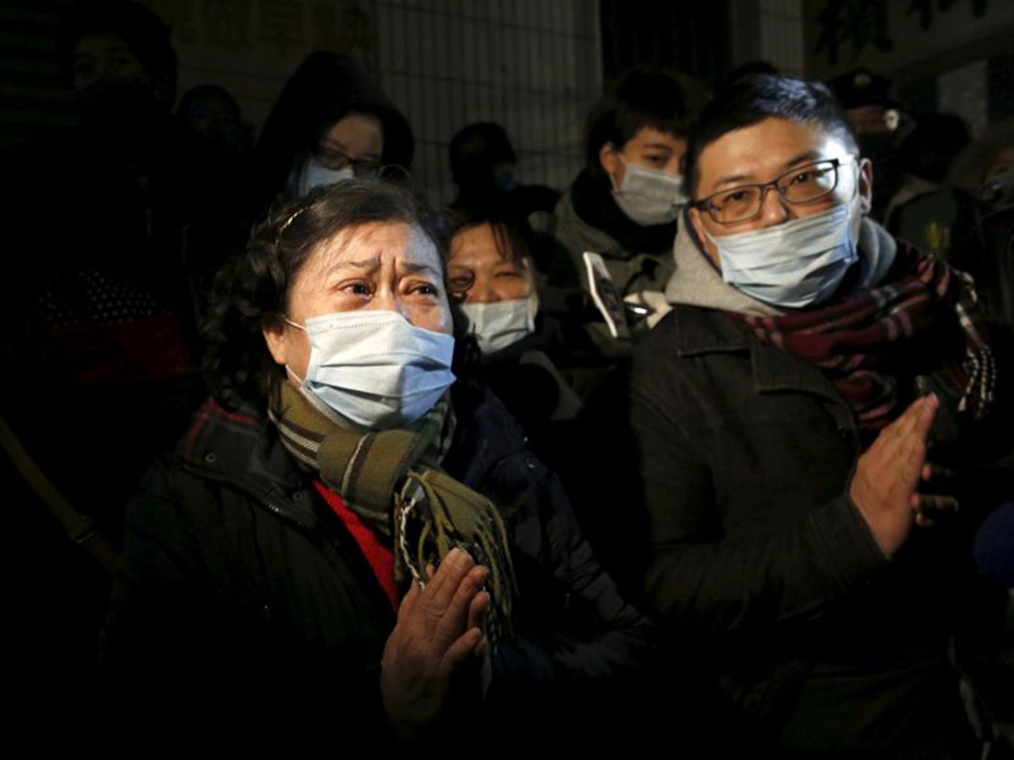 Relatives wait for news of survivors