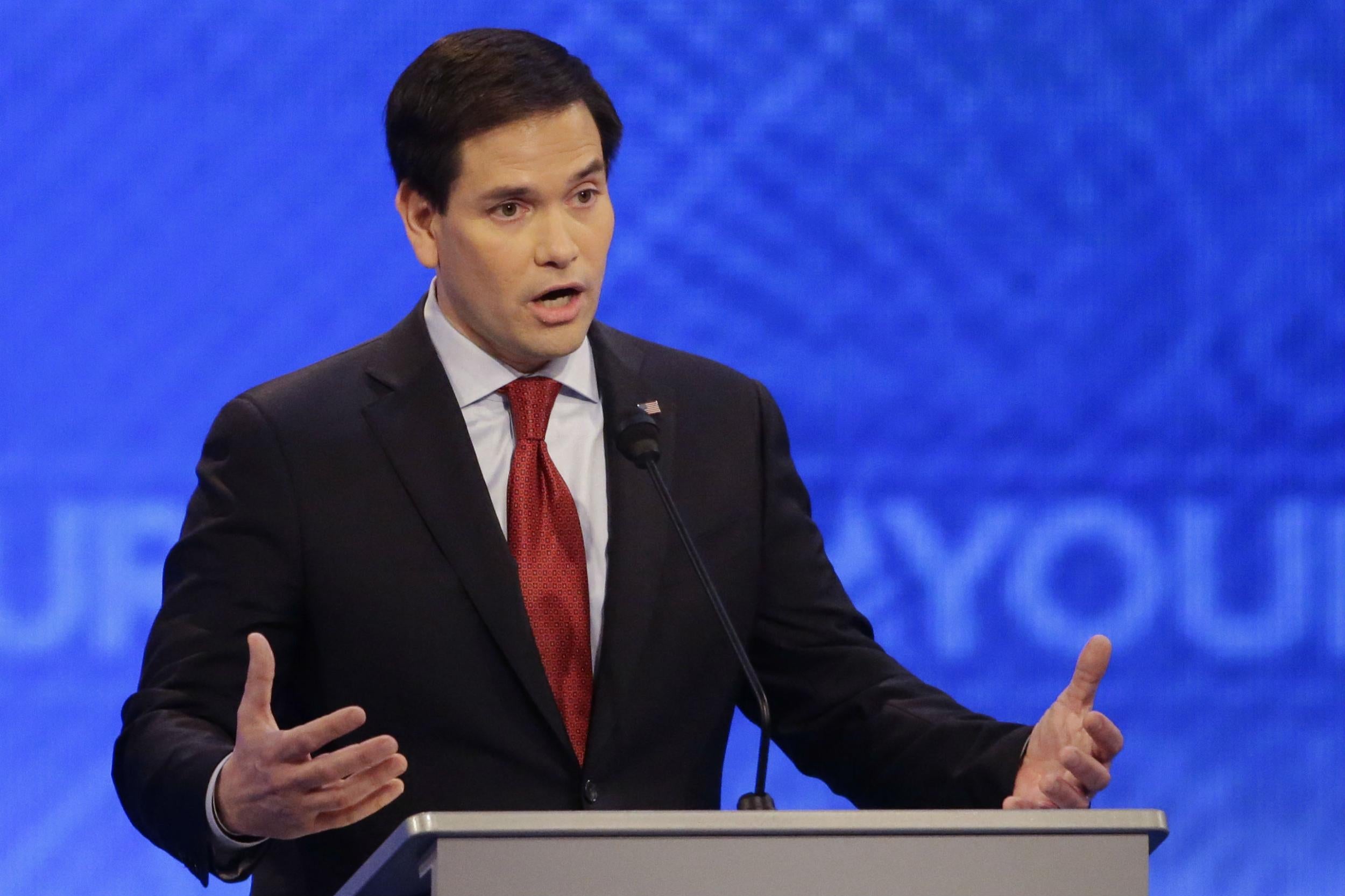 Marco Rubio said he would rather lost the White House than compromise on the issue of abortion