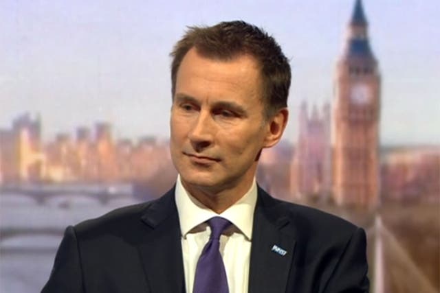 Jeremy Hunt was forced to listen to letters from 'despairing' junior doctors live on TV