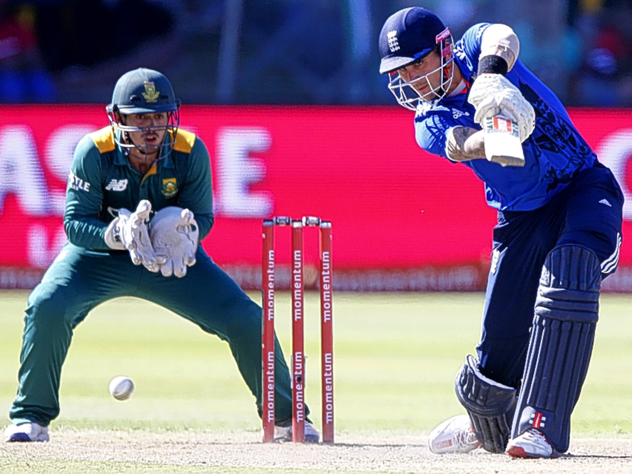 Alex Hales fell one short of a century against South Africa on Saturday