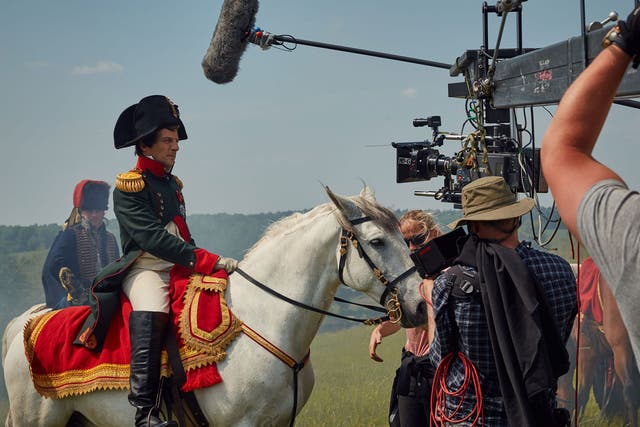 Mathieu Kassovitz playing Napoleon in the drama which concluded last night; it attracted 5.1 million viewers
