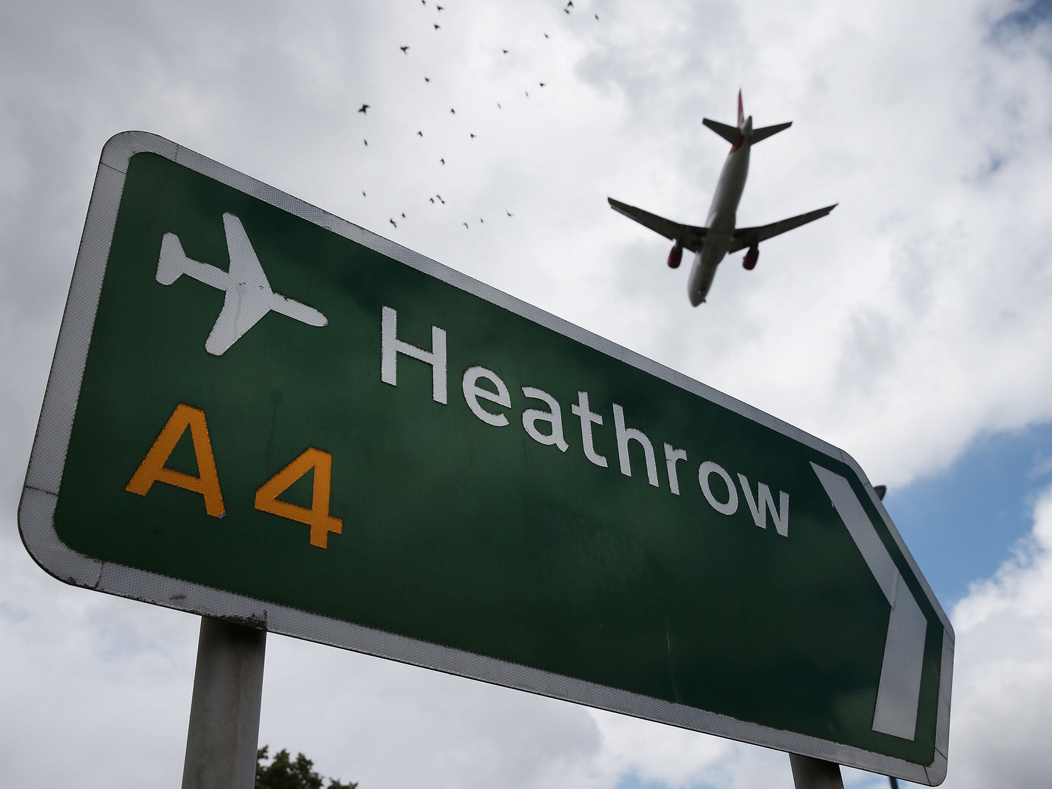 Movements at Heathrow were disrupted in an attempt to increase the distance between arriving aircraft