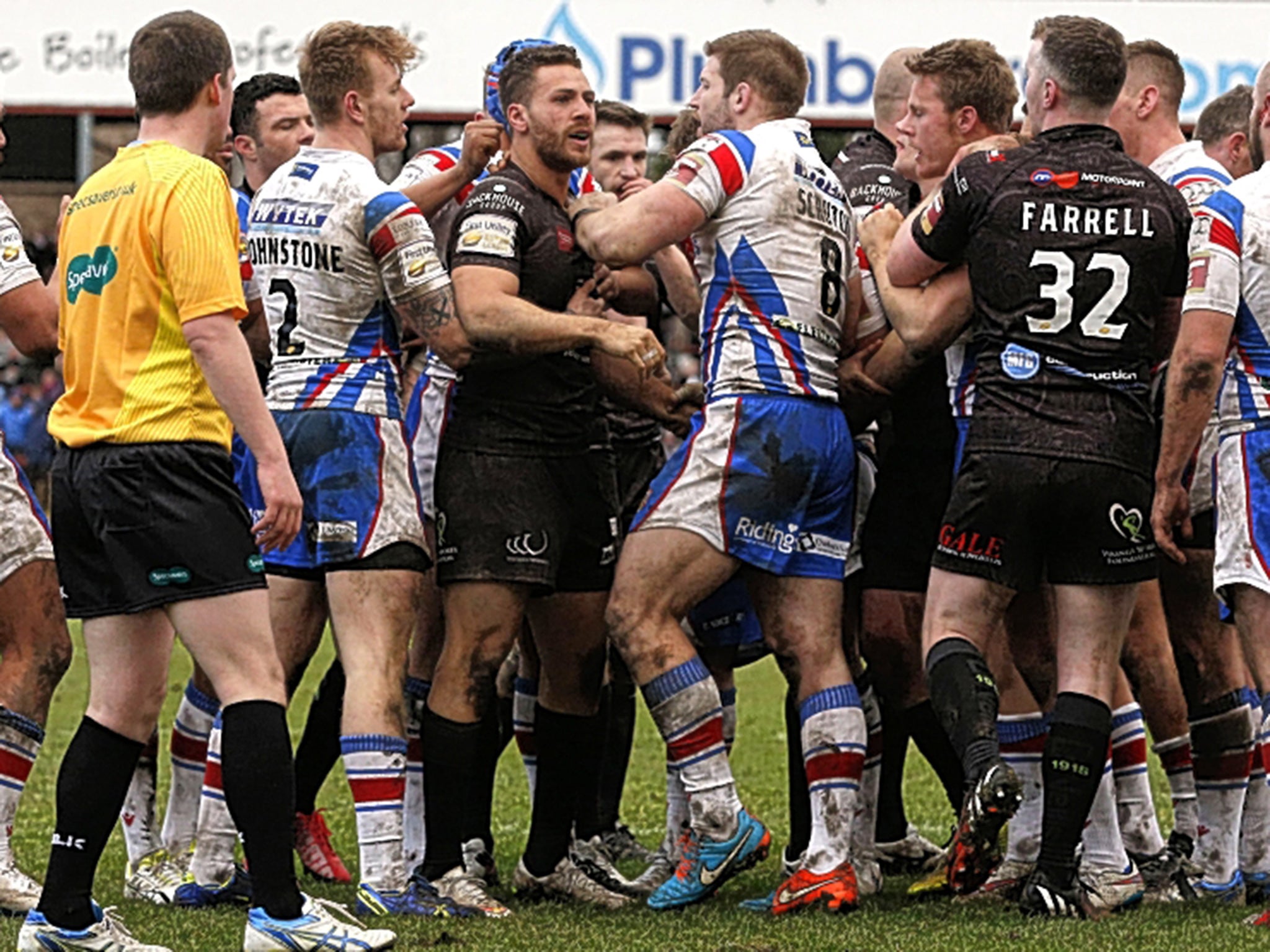 Tempers fray during Widnes’s victory over Wakefield