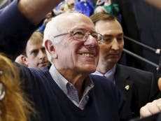 Bernie Sanders all but erases Clinton's lead for Democratic candidate
