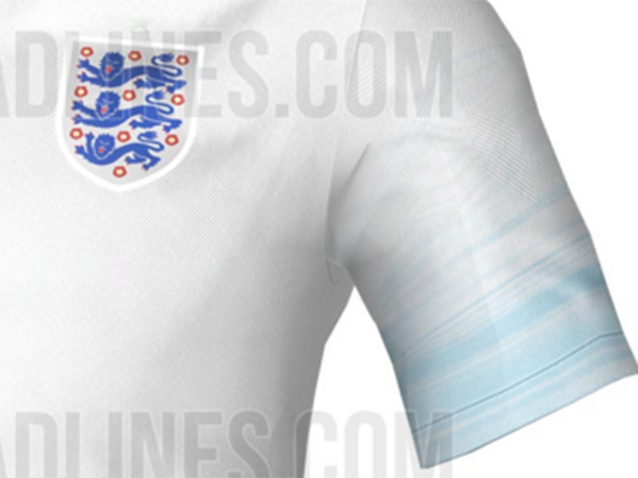 A shot of the 'leaked' England kit