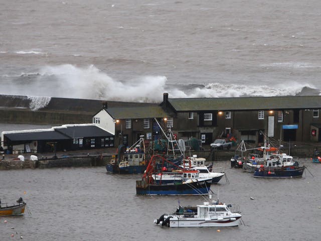 Storm Imogen: Pictures show damage caused by hurricane-force winds that ...