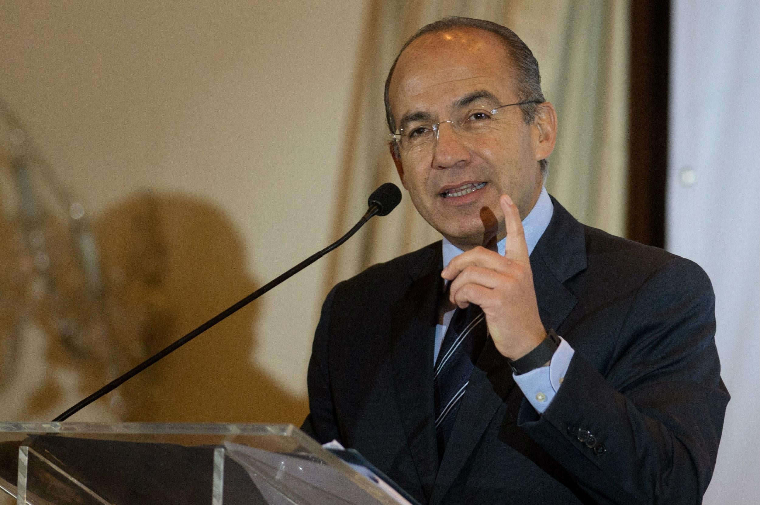 Felipe Calderon said the 'first loser' of building a wall would be the US