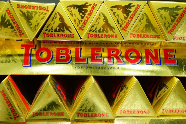 Fans are furious that Toblerone has changed its shape