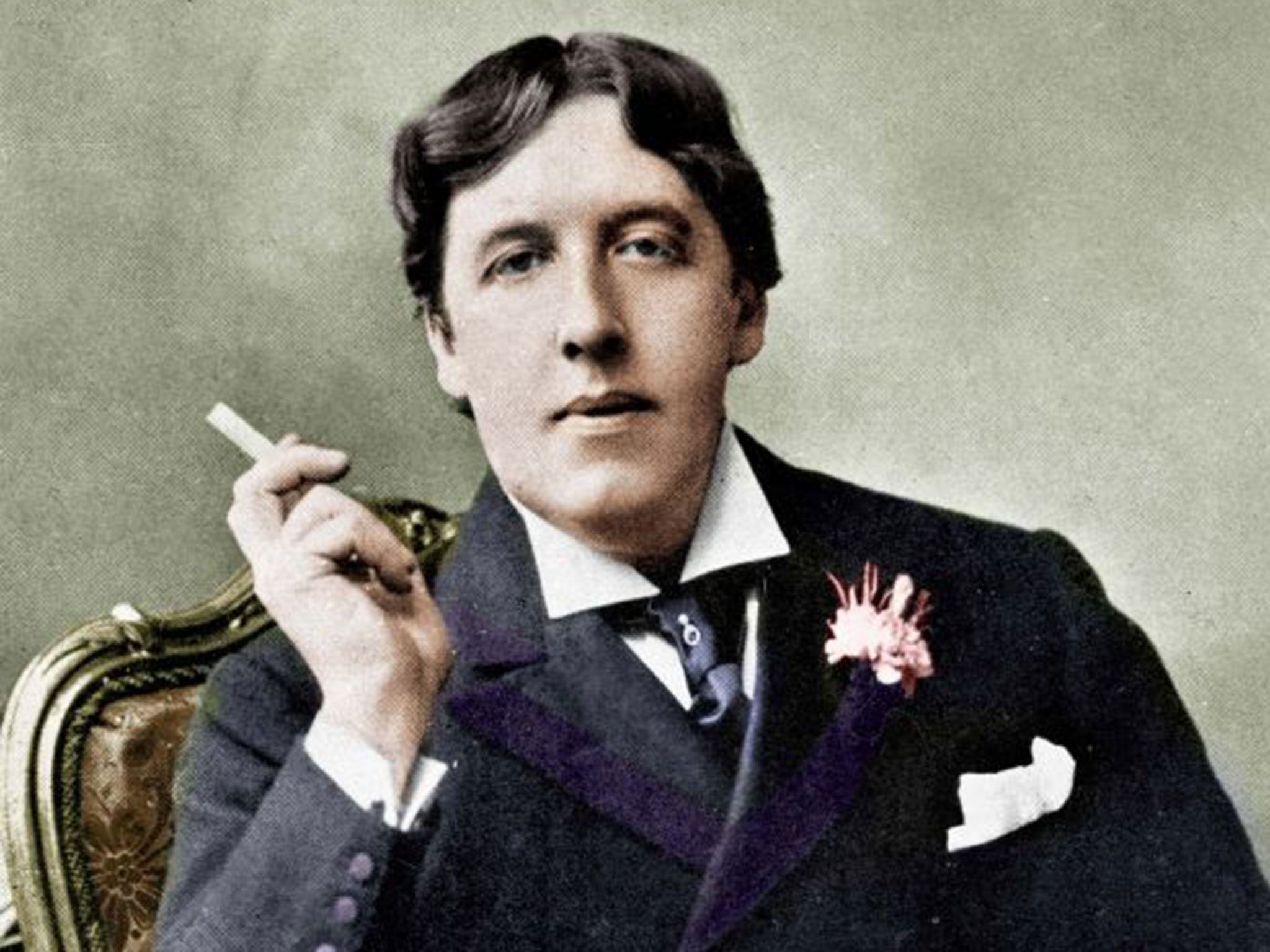 Playwright Oscar Wilde, cited as an example of the waspish gay man in popular culture