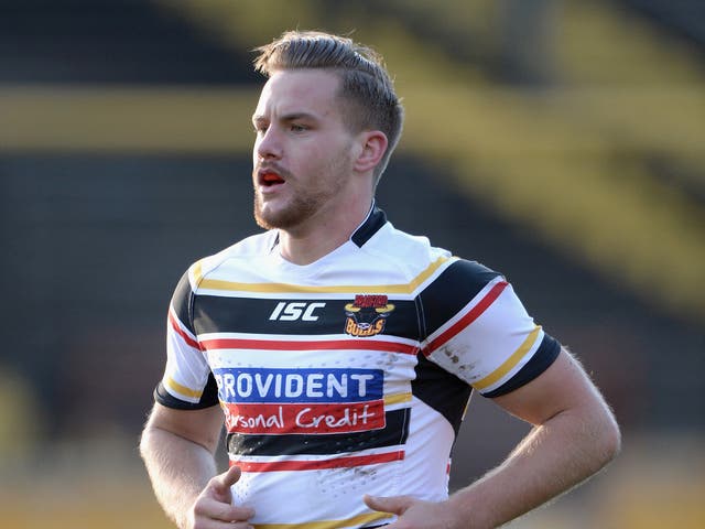 Jamie Foster in action for Bradford Bulls