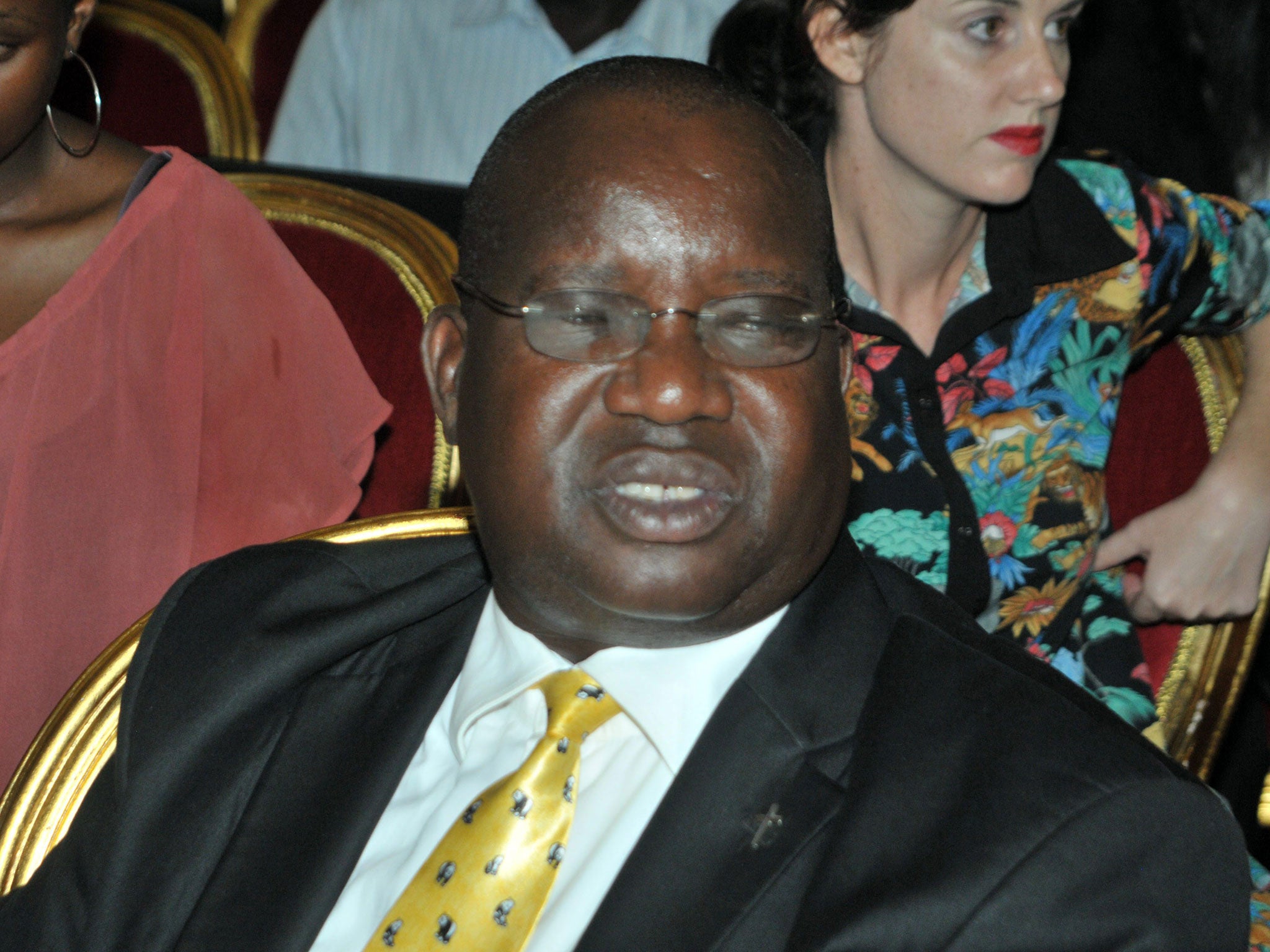Uganda's Ethics and Integrity Minister, Simon Lokodo, in 2014