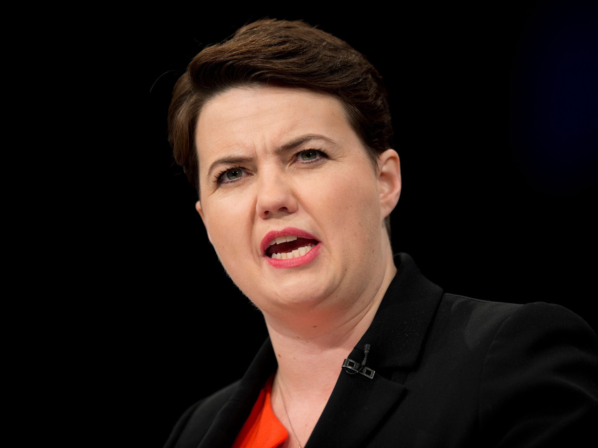 Ruth Davidson is hoping her party can oust Labour from its role as the official opposition at Holyrood in this week's Scottish Parliament elections