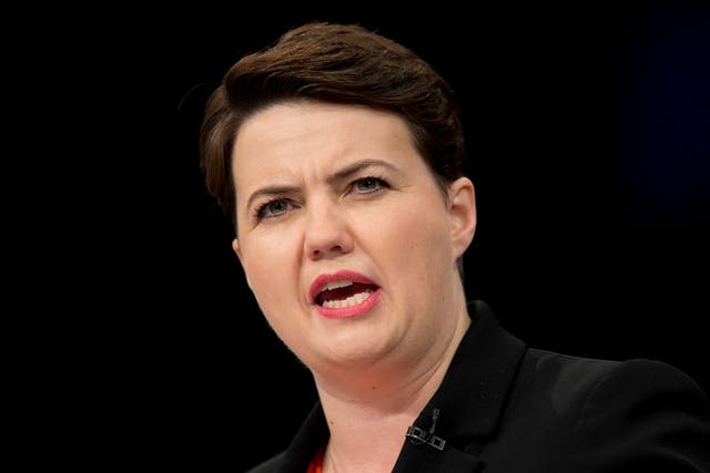 Tory leader Ruth Davidson risks a confrontation with George Osborne