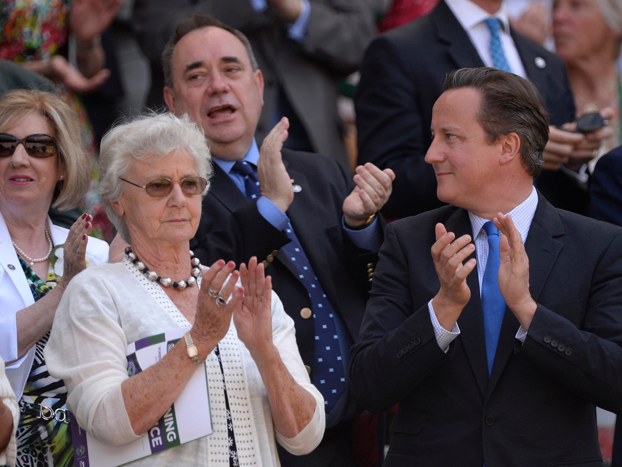 It was reported last week that Cameron's mother (above) and aunt signed a petition against the local cuts