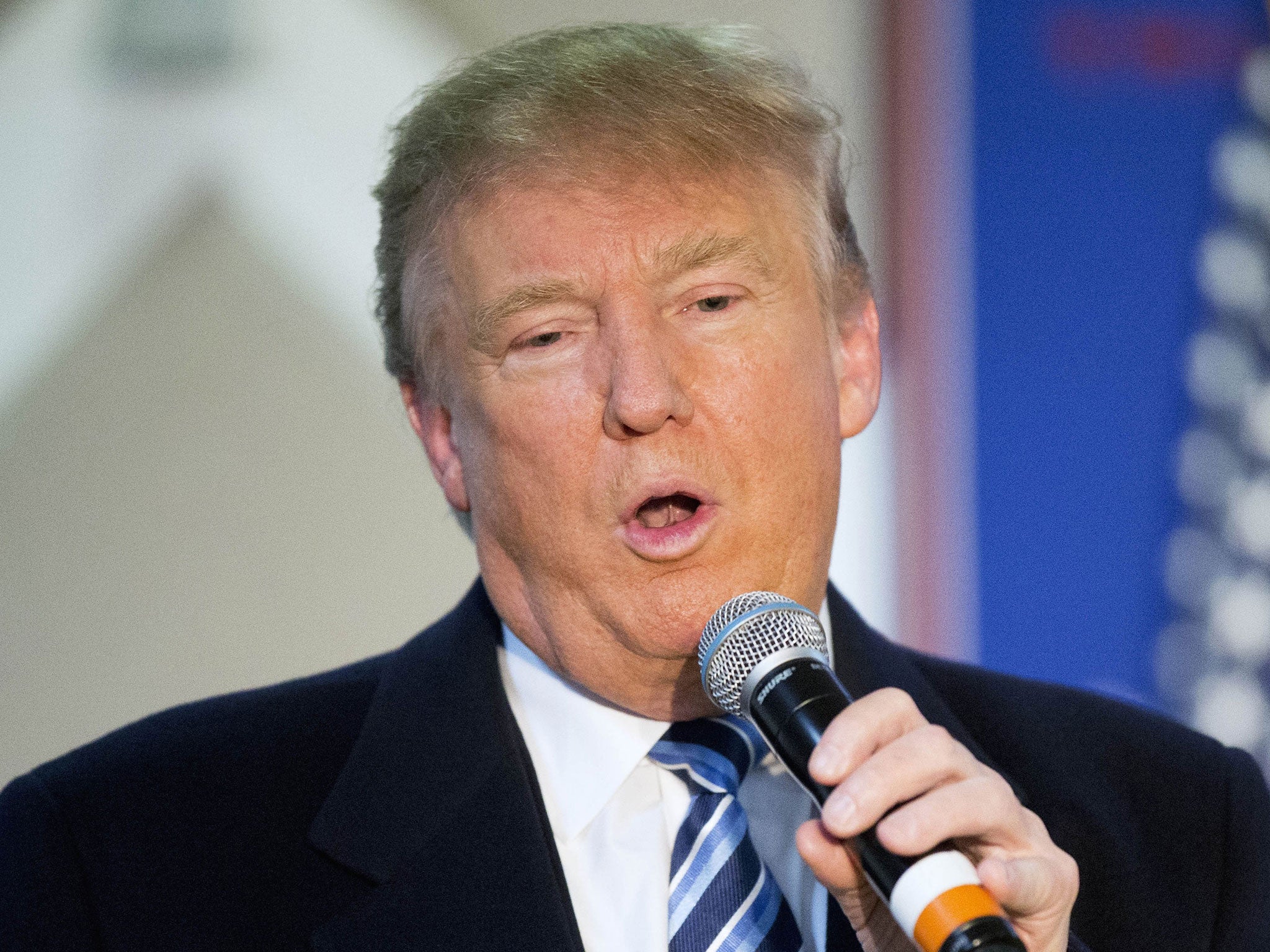 Mr Trump insisted he had the 'biggest heart in the room' when it came to Syrian refugees