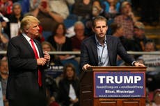 Donald Trump’s son supports father's waterboarding comments