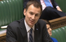 Jeremy Hunt says Labour has abandoned patients by supporting strike