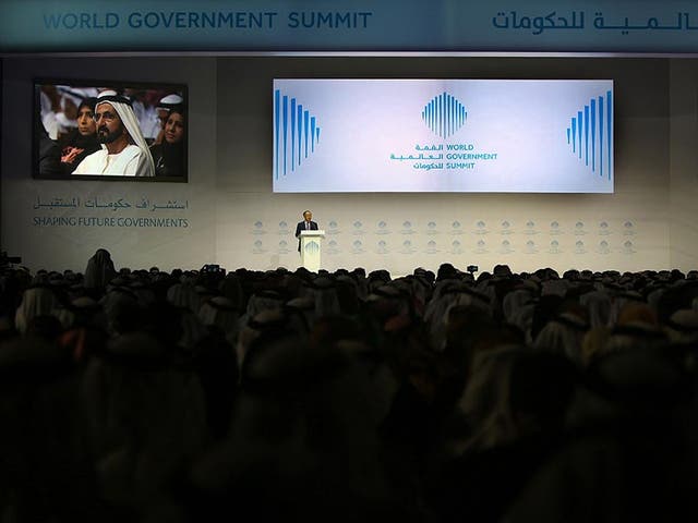 The World Government Summit in Dubai began on 7 February