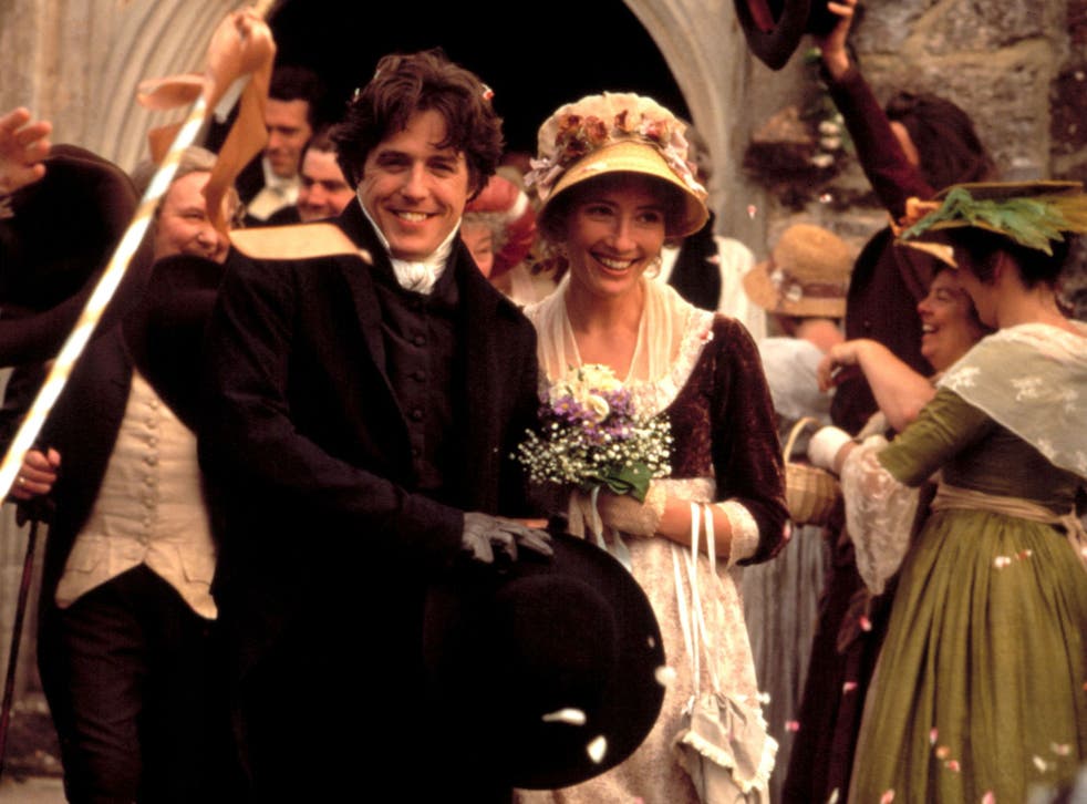 Hugh Grant and Emma Thompson in the 1995 film adaptation of Sense and Sensbility