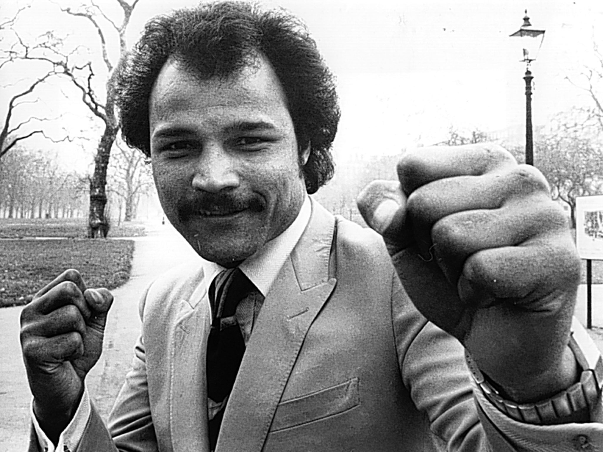 Former world light heavyweight champion John Conteh