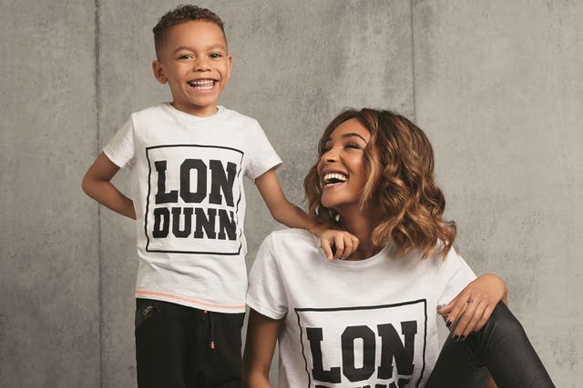 Jourdan Dunn and her six-year-old son Riley