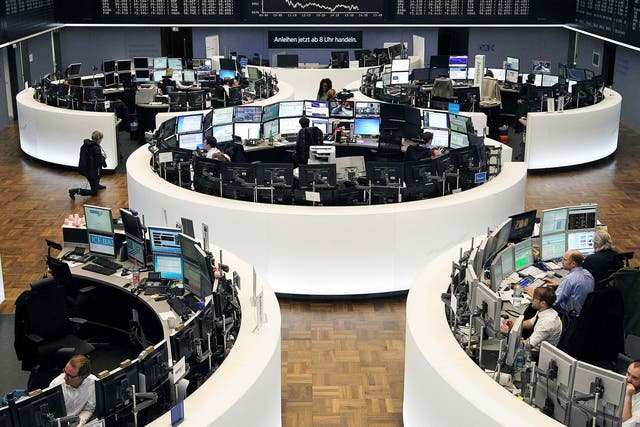 The Frankfurt exchange is among the markets feeling the heat, but Deutsche Bank says it is ‘rock solid’