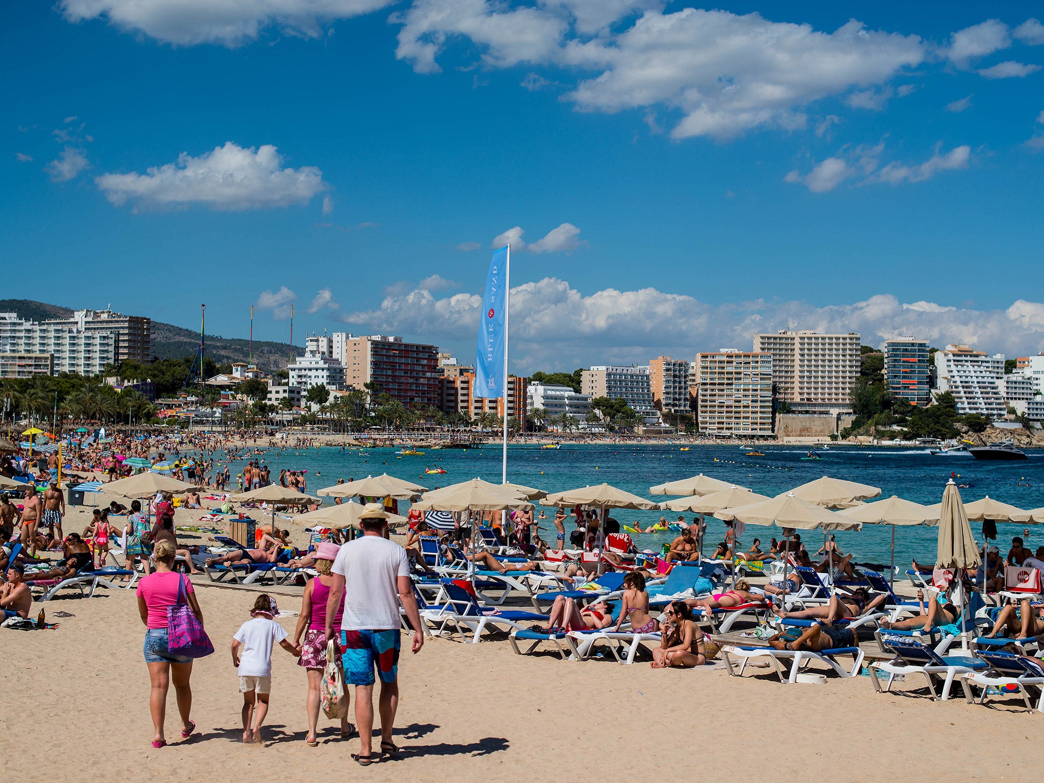 Spain is 'pretty much sold out' according to Tui's chief executive