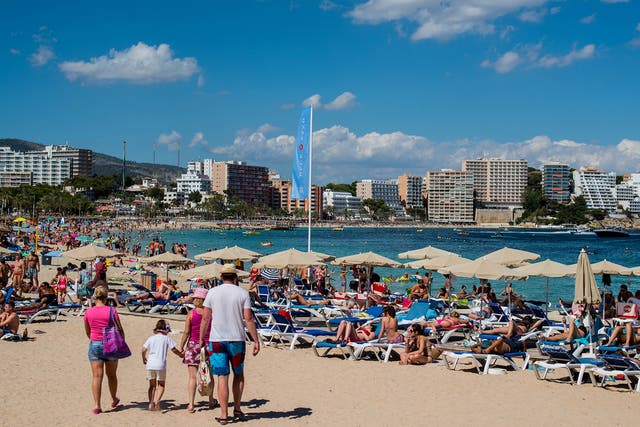 Spain is 'pretty much sold out' according to Tui's chief executive