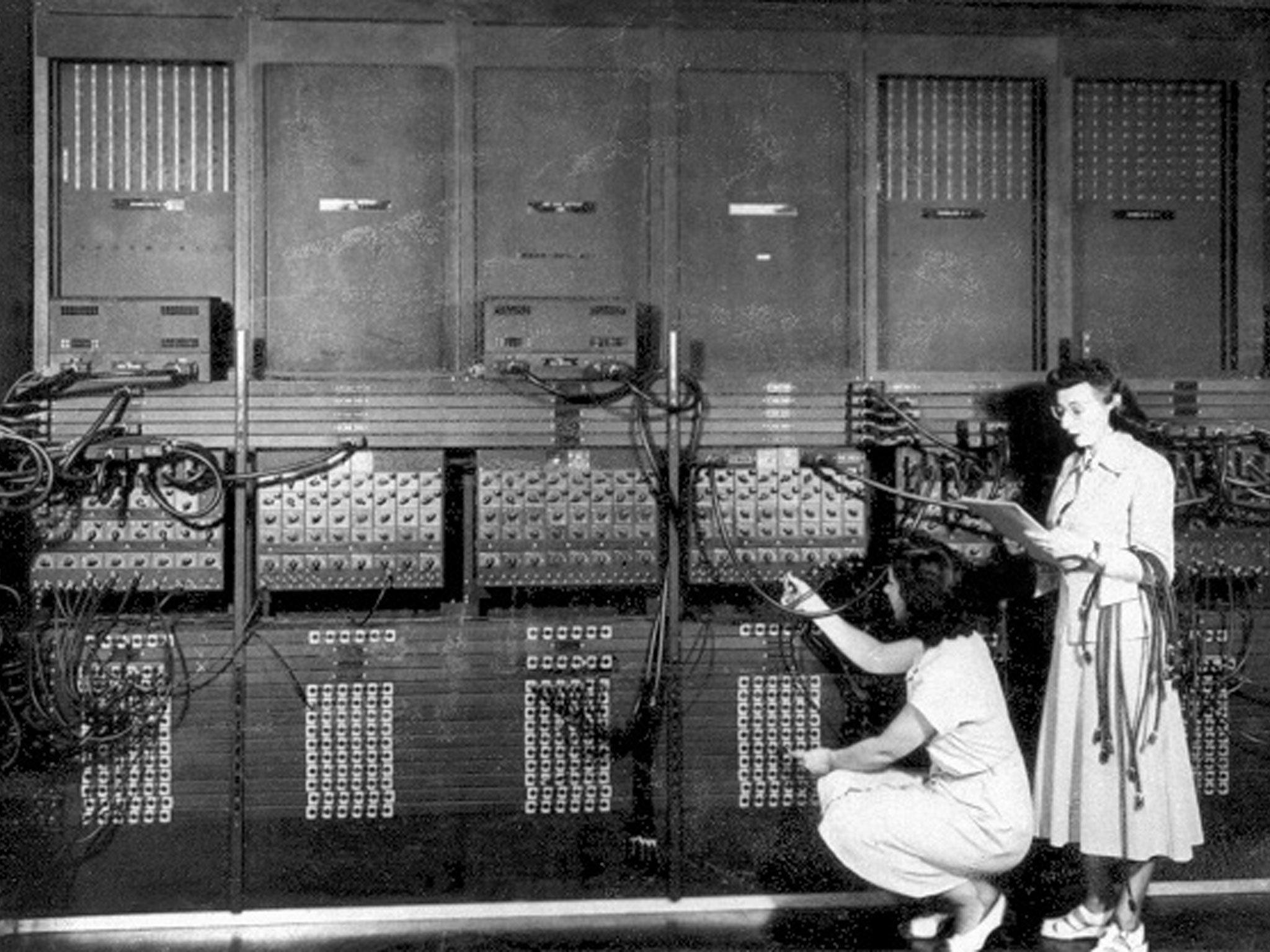 ENIAC was programmed entirely by women