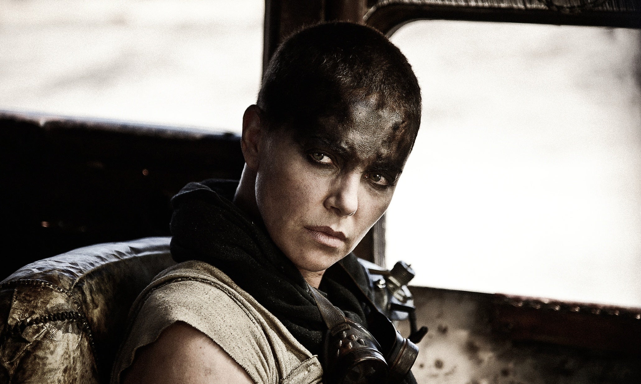 Road warrior: Theron as Furiosa in 'Mad Max: Fury Road'