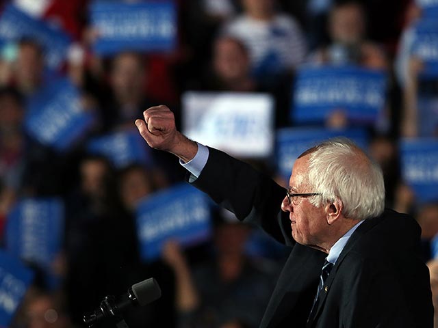 Sanders was projected the winner shortly after the polls closed in New Hampshire