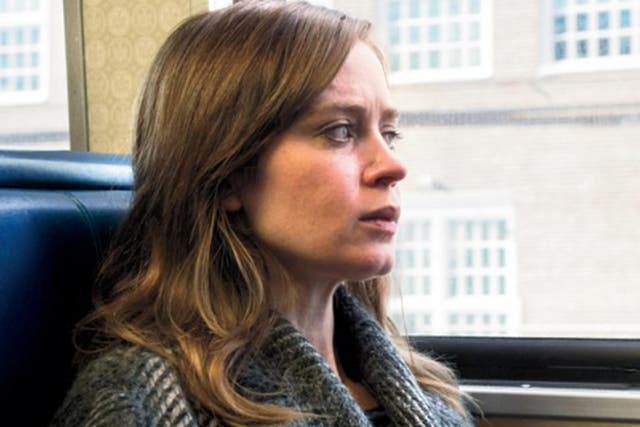 Emily Blunt conversely wears make-up to look less attractive in The Girl on the Train
