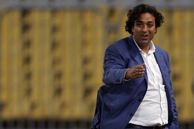 Mido during his time in charge of El Zamalek