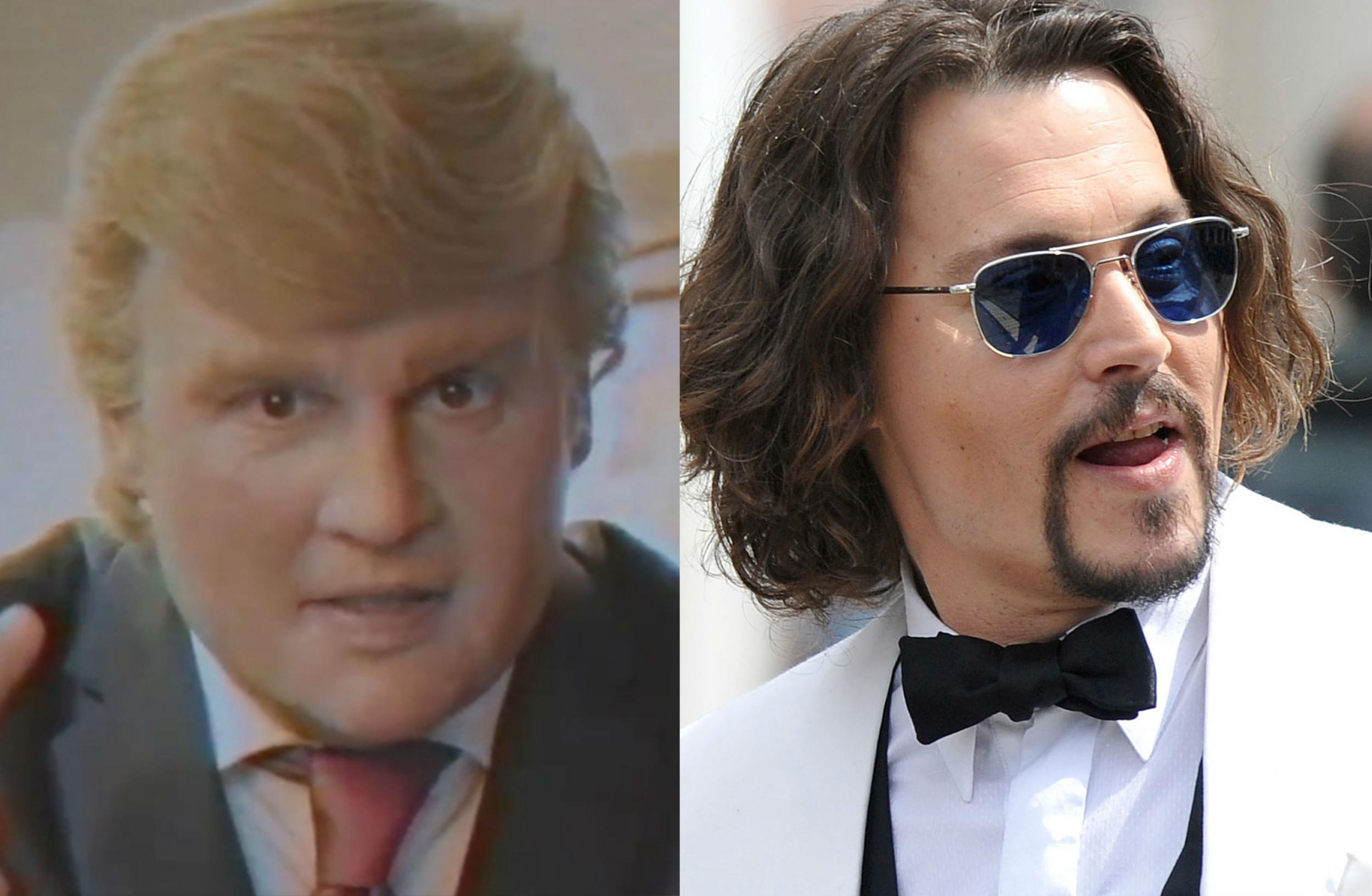 Johnny Depp gets a blonde comb-over and a Queens accent