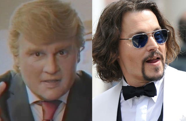 Johnny Depp gets a blonde comb-over and a Queens accent