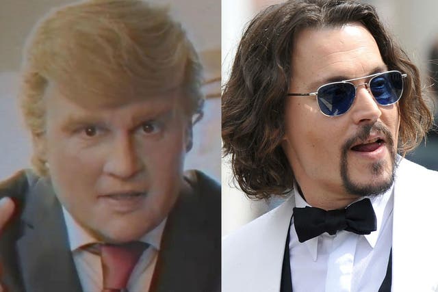 Johnny Depp gets a blonde comb-over and a Queens accent