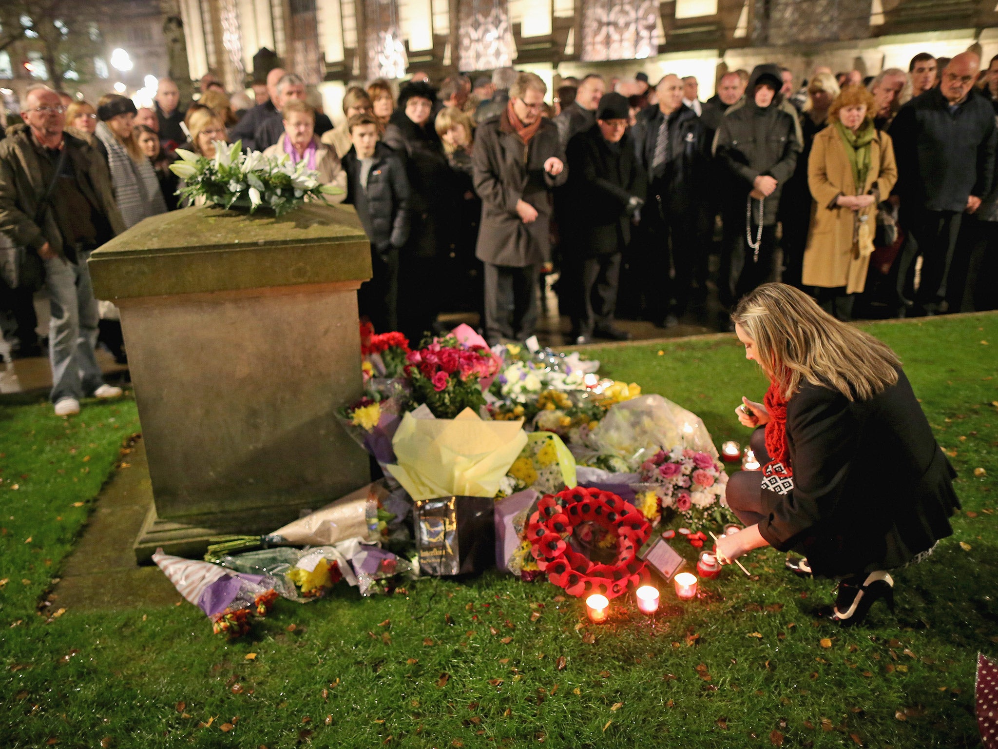 A vigil to mark 40 years since the bombings took place in November 2014