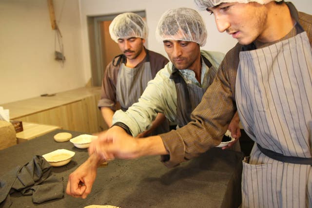 Having opened just a few weeks ago, the Khanagi bakery is now receiving orders of 1,000 breads a day