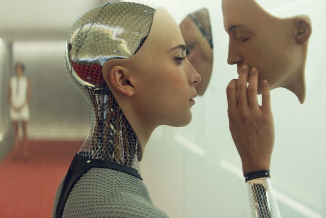 Alicia Vikander in ‘Ex Machina’: first contact could in the future take the form of a hologram
