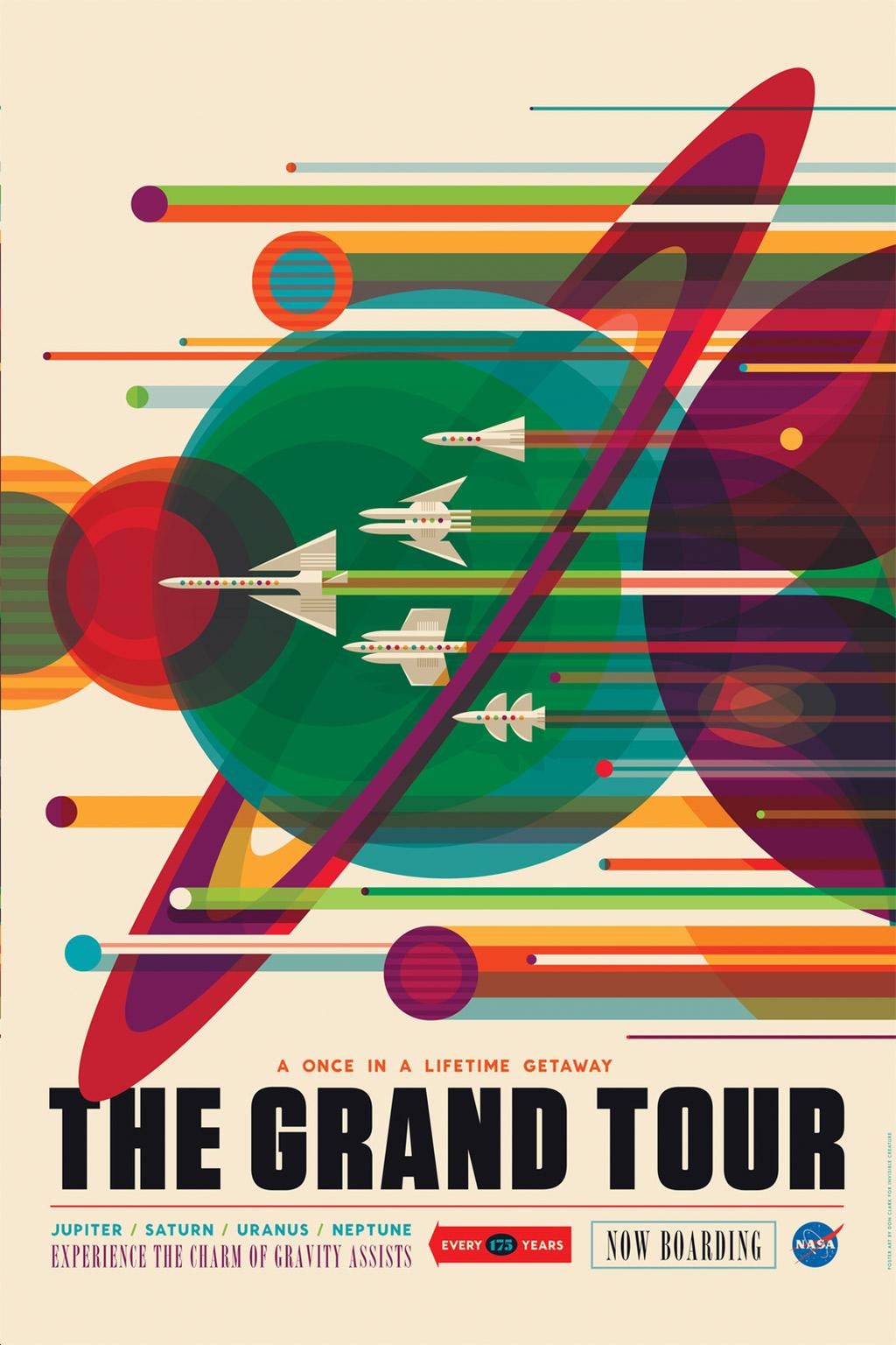 Nasa's canny decision to commission sumptuous vintage-inspired posters by Seattle design firm Invisible Creature has firmly placed space travel back where it belongs: in the imagination of travellers