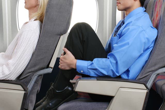 Personal space for economy-class passengers in the US has reduced over time