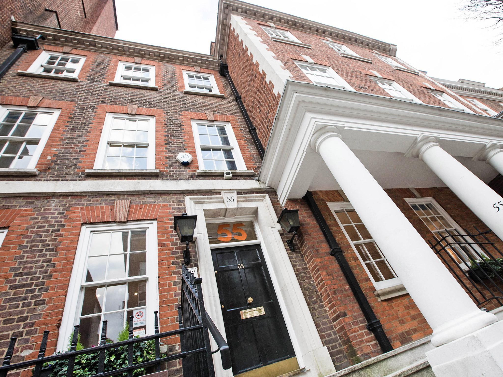 55 Tufton Street, where several groups sceptical about Europe and climate change are based