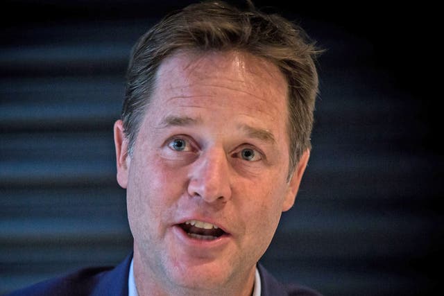 Nick Clegg has accused Theresa May of attempting to alter a report by deleting sentences